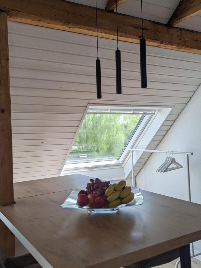 Helles Dachgeschoss-Appartement 克雷费尔德 外观 照片